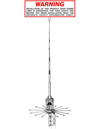 2008 SIRIO ANT BASE 5/8 8 RADIANS