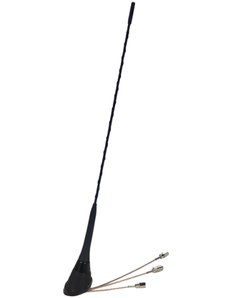 TRIFLEX 27 / AM-FM / GSM 900 + CABLES SIRIO antennes à perçage pour... TRIFLEX 27 / AM-FM / GSM 900 + CABLES SIRIO antennes à perçage pour...