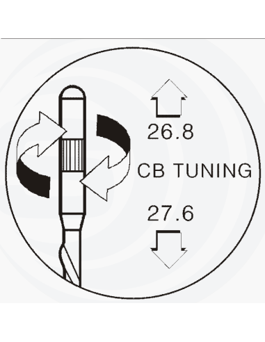 TRIFLEX 27 / AM-FM / GSM 900 + CABLES SIRIO antennes à perçage pour...