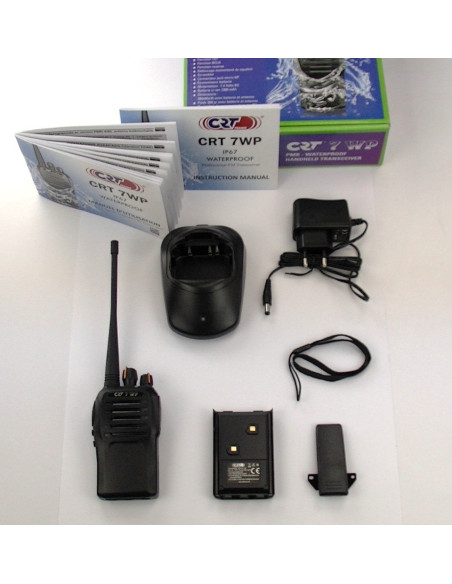 CRT 7WP - VHF-B Talky Walky Professionnel agréé chasse Belgique