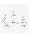 S MOUNT TYPE + FME SIRIO