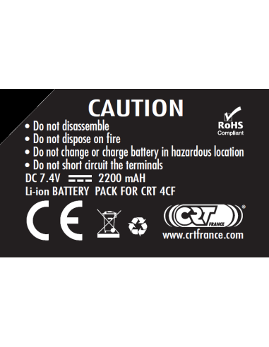 BATTERIE CRT 4CF Batteries