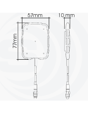 INGLASS LTE/WLAN 3M/SMA-M SIRIO