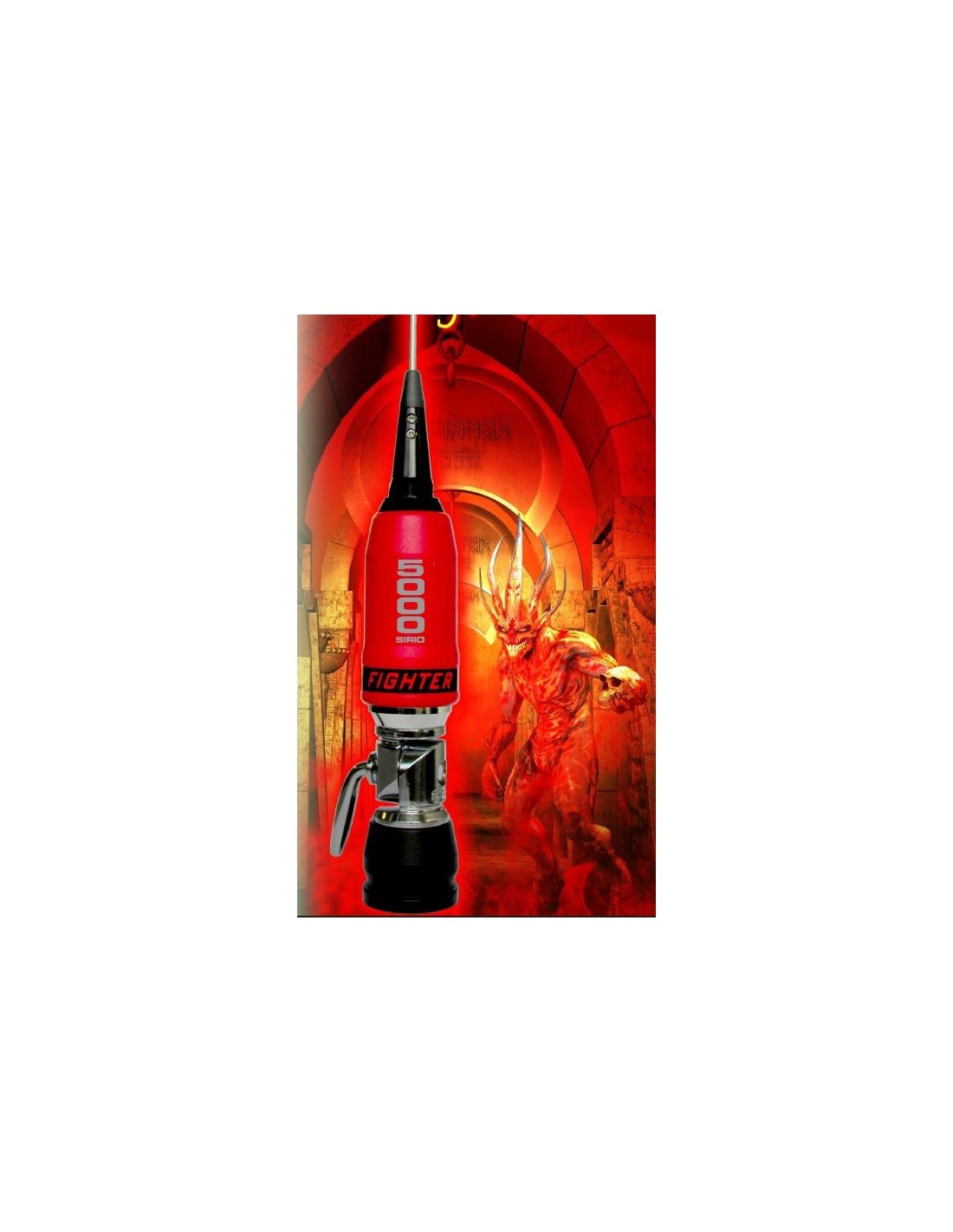 thumbnail image 2 of Sirio Fighter P 5000 PL Red Devil CB Antenna - 10m 11m 12m Band - Made In Italy 2 of 6