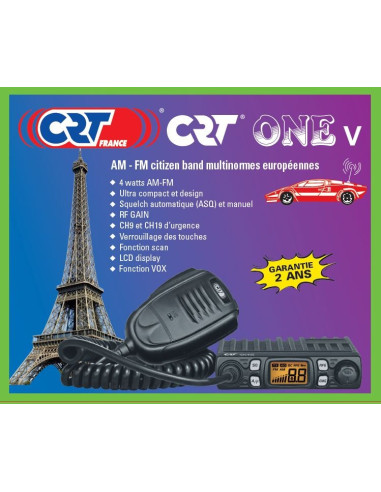 CRT ONE V poste radio cb,citizen band