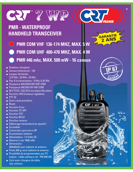 TALKY WALKY CRT 7WP TALKY WALKY CRT 7WP