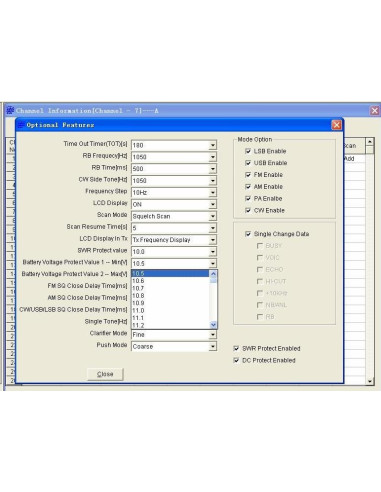 CRT SS 6900V BLUE poste radio amateur puissant et fiable,bande des 10m