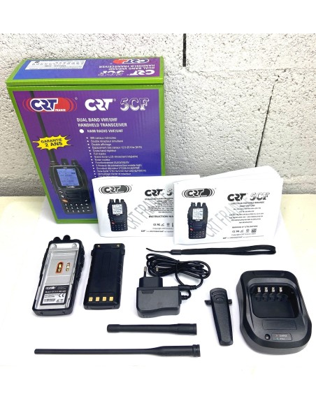CRT 5 CF Talky Walky bibande VHF UHF top qualité professionnelle CRT 5 CF Talky Walky bibande VHF UHF top qualité professionnelle