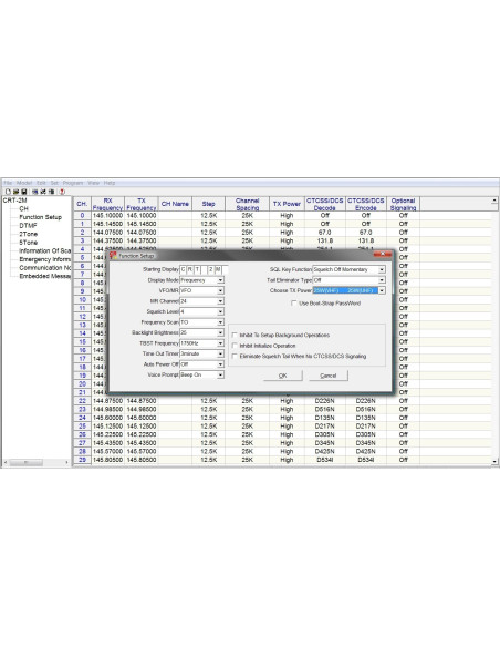 CRT 2M HAM poste radio amateur VHF - 60W